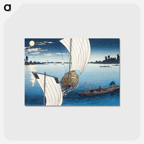 アートポストカード-Edo River - 高橋 宏明 Postcard.