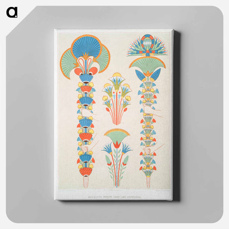 アートパネル-Painted Bouquets in Hypogea
 - エジプト美術史 Canvas.