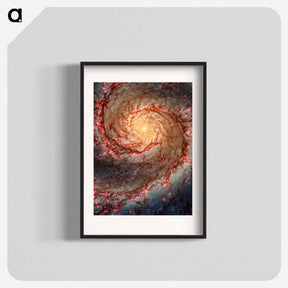 アートポスター-Whirlpool Galaxy
 - ハッブル画像 Poster.