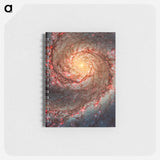 アートメモ帳-Whirlpool Galaxy
 - ハッブル画像 Memo.