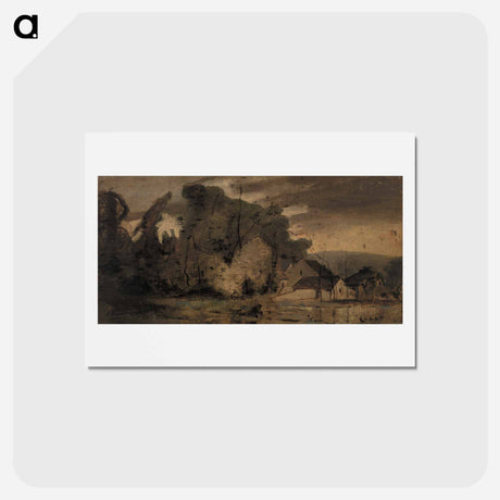 アートポストカード-Landscape
 - ジャン バティスト カミーユ コロー Postcard.