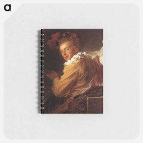 アートメモ帳-Portrait of Monsieur de la Breteche, brother of the Abbot of Saint Non - ジャン オノレ フラゴナール Memo.