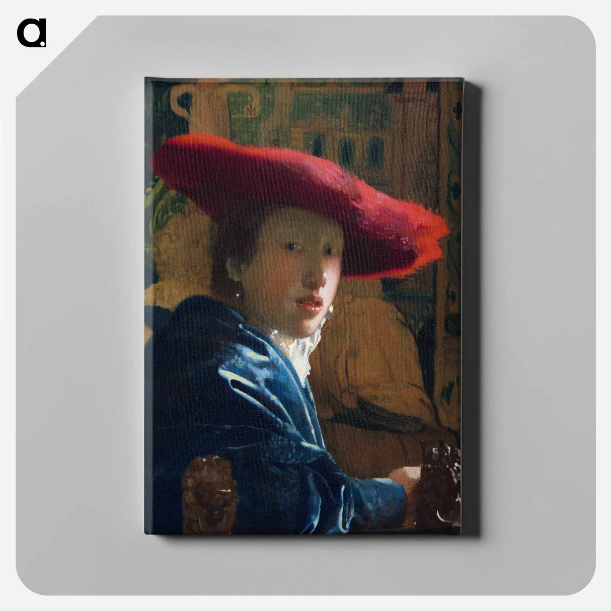 Girl with the Red Hat - Johannes Vermeer Canvas.