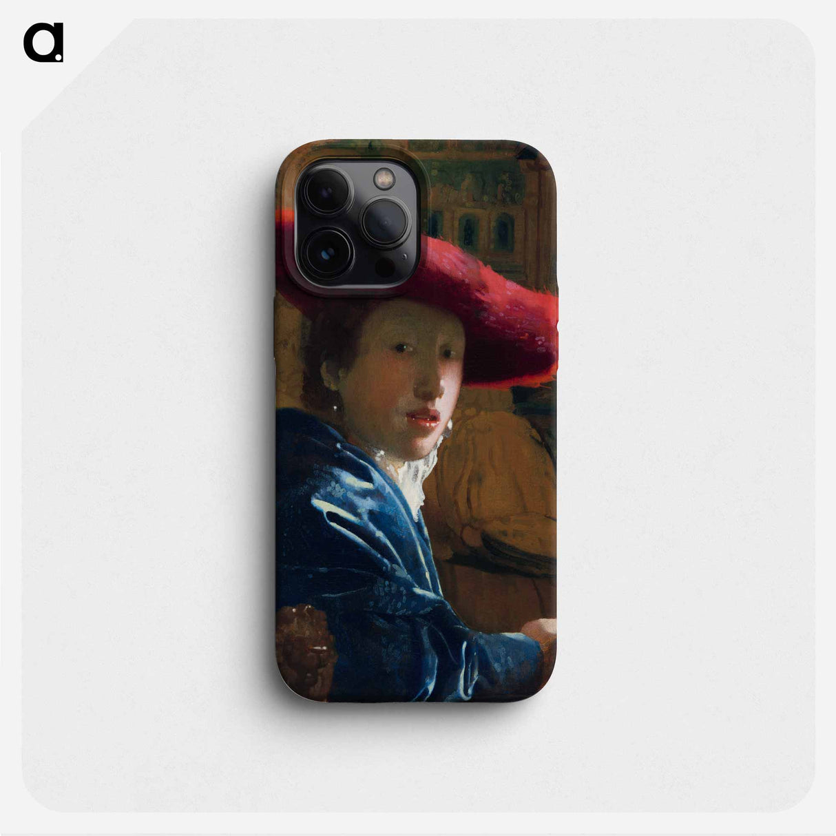 Girl with the Red Hat - Johannes Vermeer Phone Case.