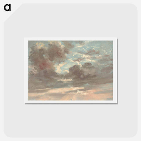 アートポストカード-Cloud Study, Stormy Sunset
 - ジョン コンスタブル Postcard.