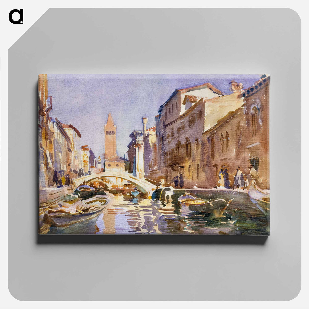 Venetian Canal - ジョン シンガー サージェント Canvas.