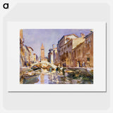 Venetian Canal - John Singer Sargent Poster.