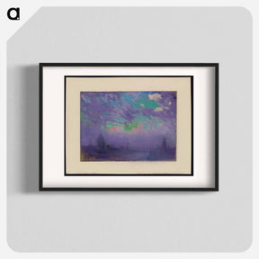 アートポスター-Green, Blue and Purple
 - ジョセフ ペネル Poster.