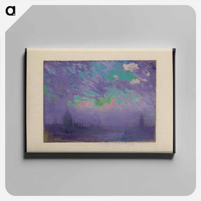 アートパネル-Green, Blue and Purple
 - ジョセフ ペネル Canvas.