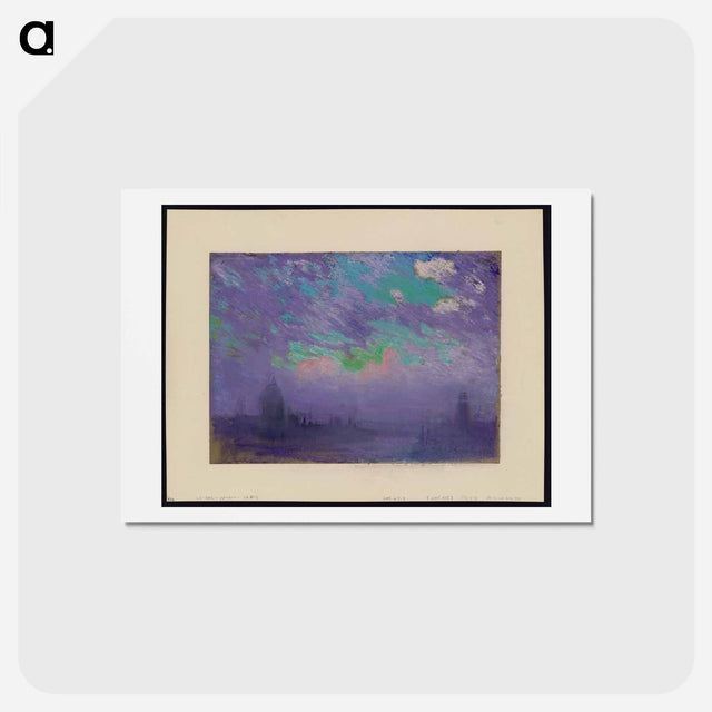 アートポストカード-Green, Blue and Purple
 - ジョセフ ペネル Postcard.