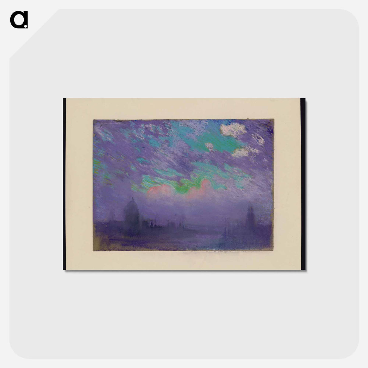 アートポストカード-Green, Blue and Purple
 - ジョセフ ペネル Postcard.
