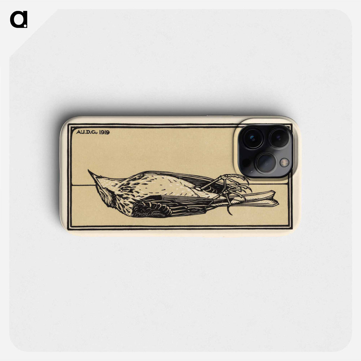 Dead bird - Julie de Graag Phone Case.