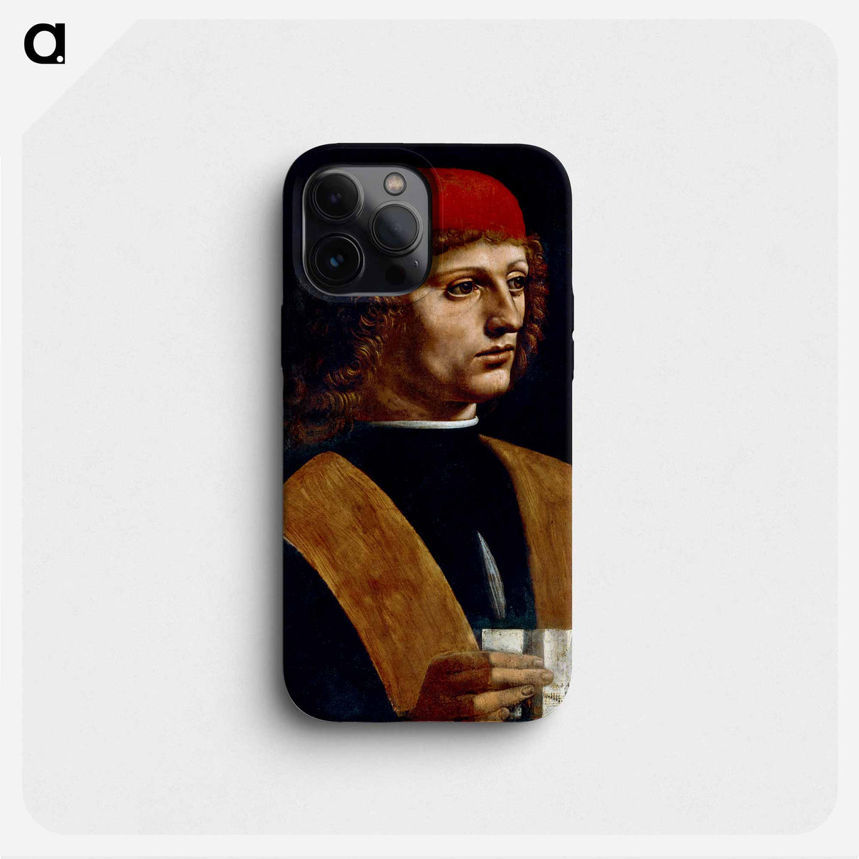 The Portrait of a Musician - Leonardo da Vinci Phone Case.