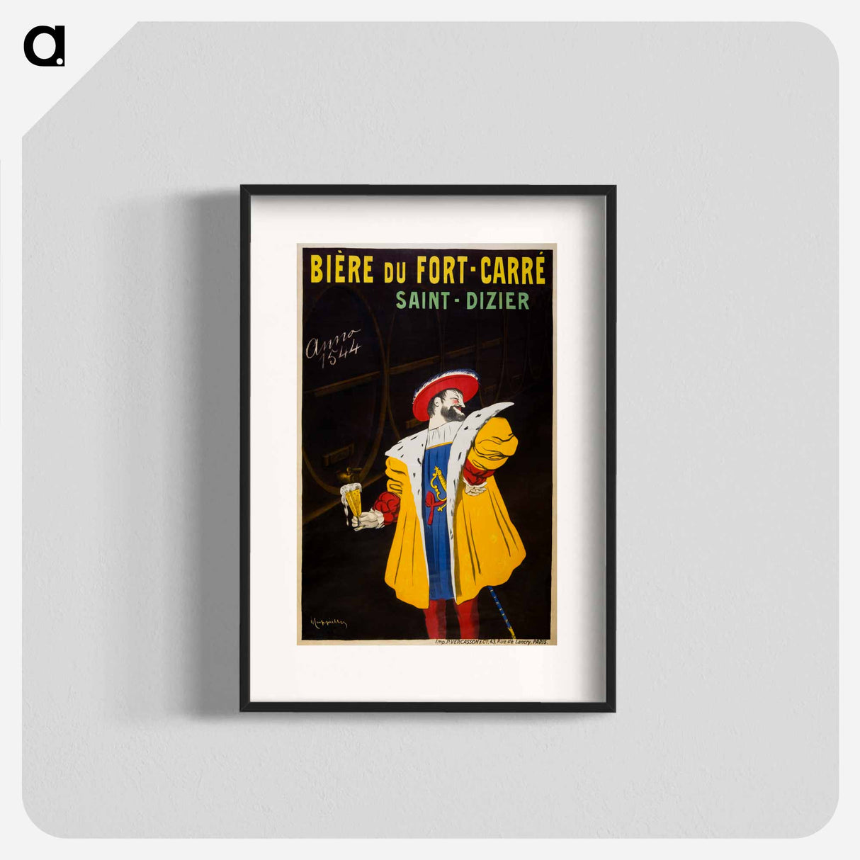 Beer from Fort-Carré, Saint-Dizier - レオネット カピエッロ Poster.
