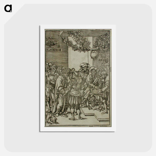 Pilatus pesee kätensä
 - Lucas Cranach Postcard.