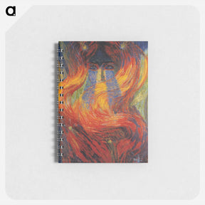 アートメモ帳-Luigi Russolo, Chioma. I capelli di Tina, (1910-1911). Collezione privata - ルイージ ルッソロ Memo.
