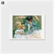 アートポストカード-Mother Playing with Child - メアリー カサット Postcard.