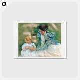 アートポストカード-Mother Playing with Child - メアリー カサット Postcard.