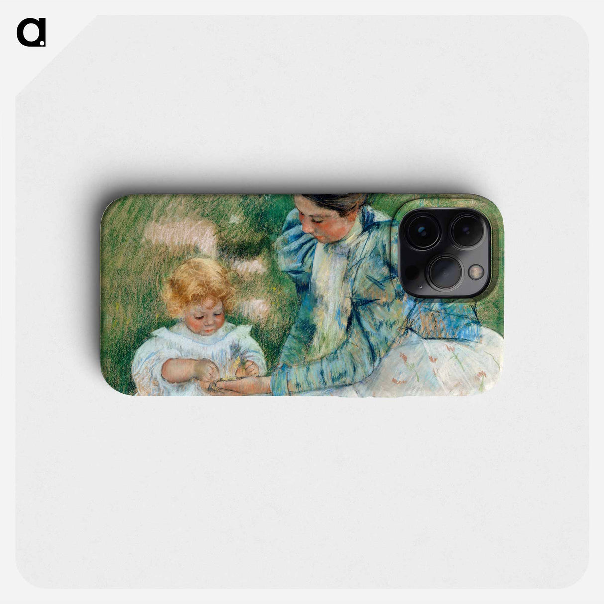 Mother Playing with Child - Mary Cassatt Phone Case.