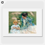 Mother Playing with Child - Mary Cassatt Poster.