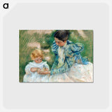 アートポストカード-Mother Playing with Child - メアリー カサット Postcard.