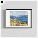 The Bay of Marseille, Seen from L’Estaque - ポール セザンヌ Poster.