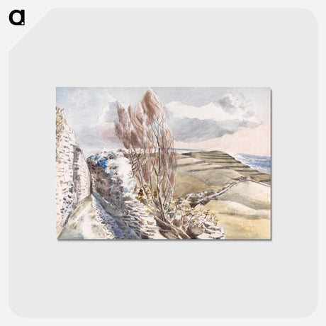 アートポストカード-Worth Matravers, Dorset - ポール ナッシュ Postcard.