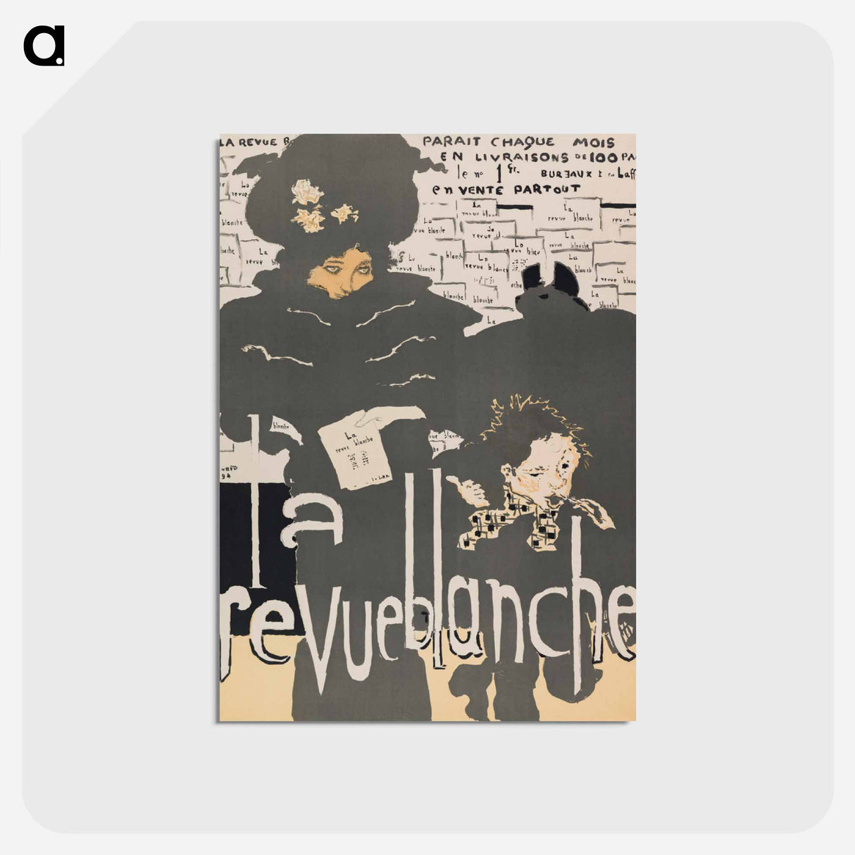 アートポストカード-Revue Blanche
 - ピエール ボナール Postcard.