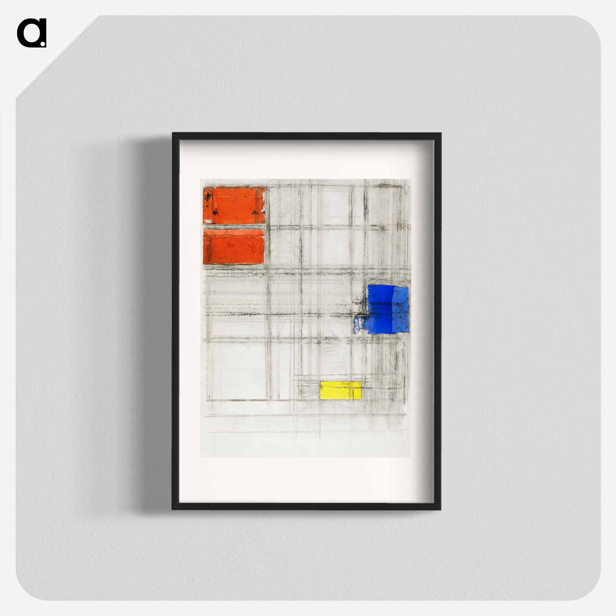 Study for a Composition - Piet Mondrian Poster.