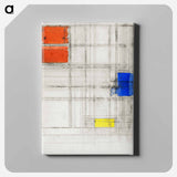Study for a Composition - Piet Mondrian Canvas.