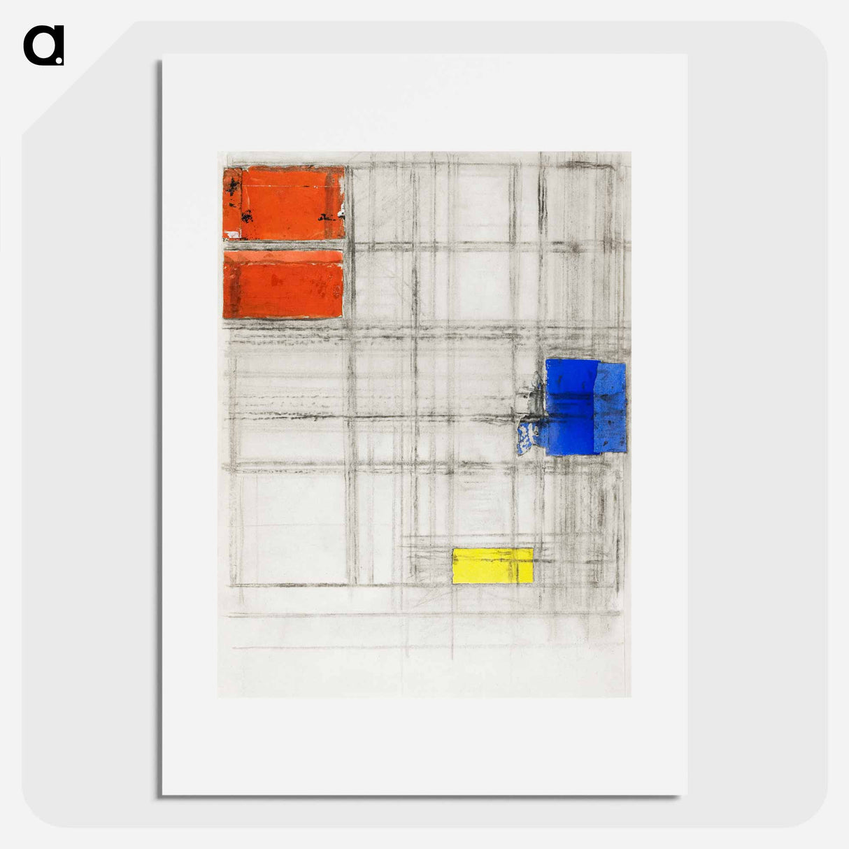 Study for a Composition - Piet Mondrian Poster.