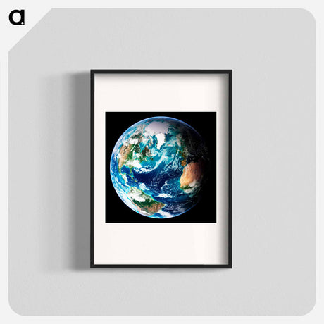 アートポスター-Terrestrial Composite: NASA Satellite Imagery
 - 地球 Poster.