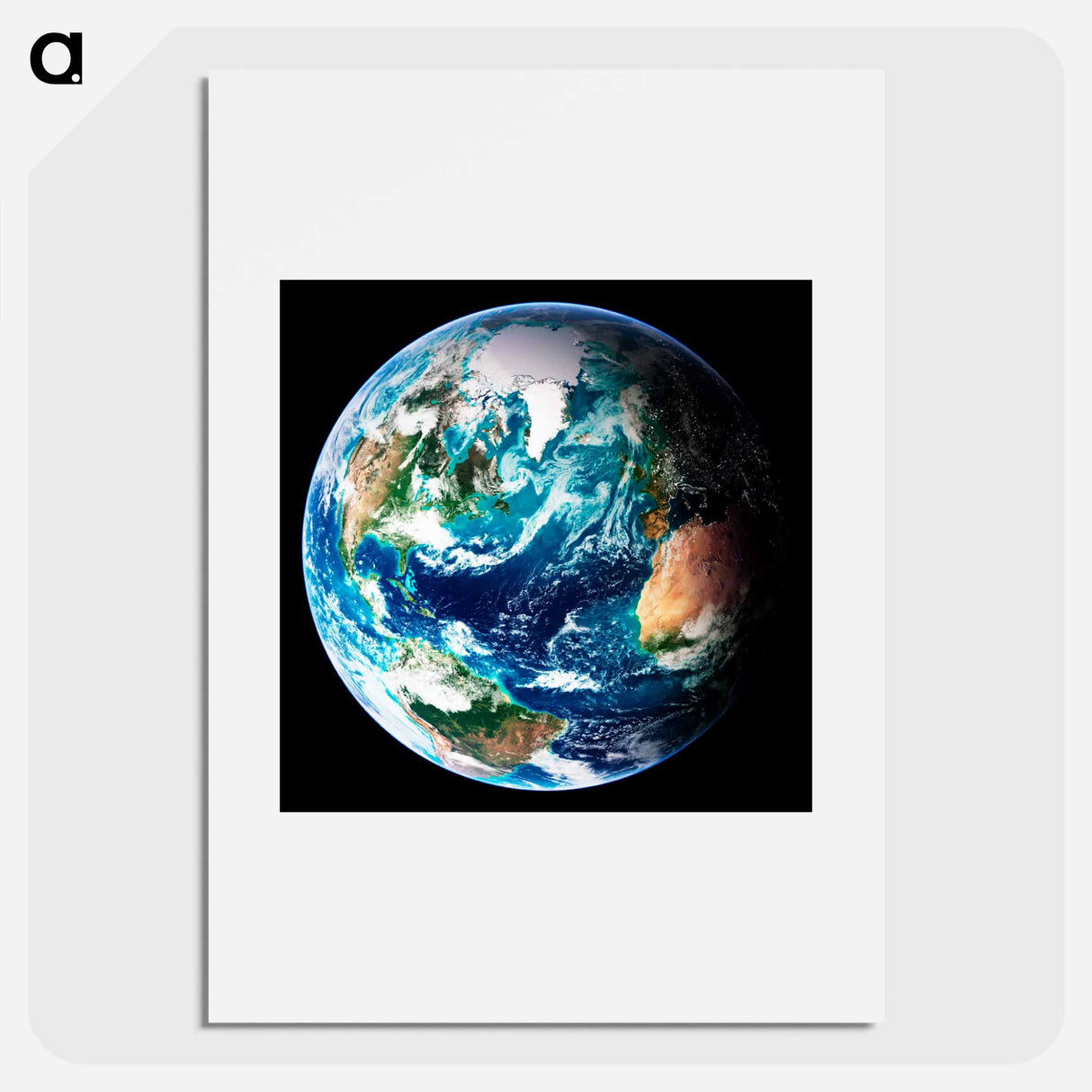 アートポスター-Terrestrial Composite: NASA Satellite Imagery
 - 地球 Poster.