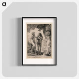 Adam and Eve - Rembrandt van Rijn Poster.