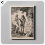 Adam and Eve - レンブラント ファン レイン Canvas.