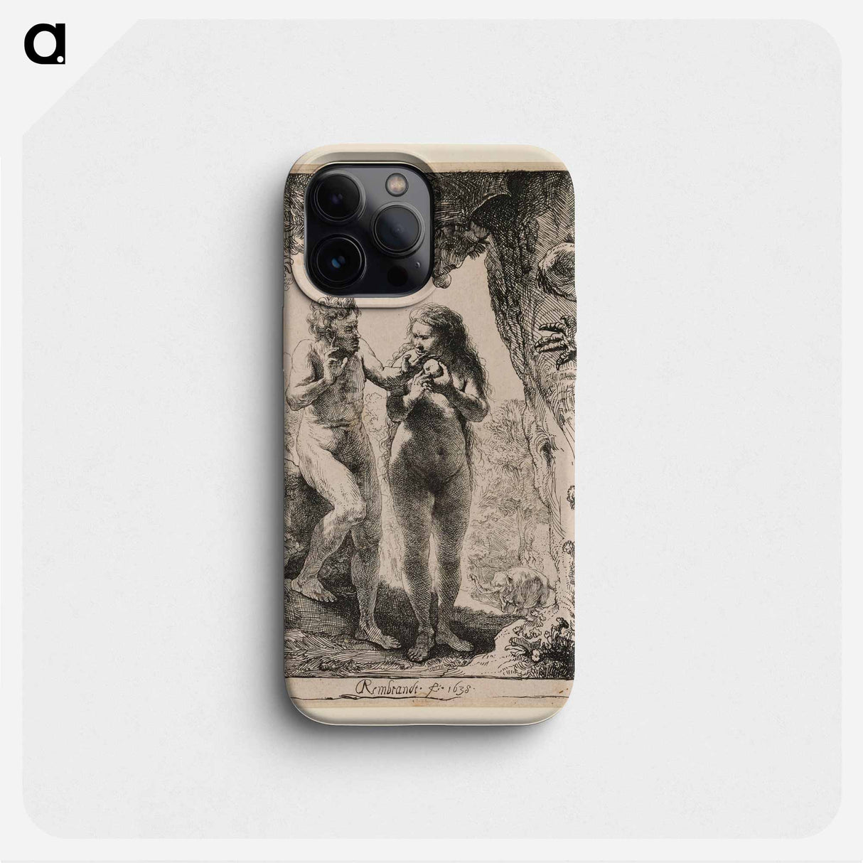 Adam and Eve - レンブラント ファン レイン Phone Case.