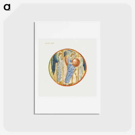 アートポストカード-Golden Gate from The Flower Book
 - フラワーブック Postcard.