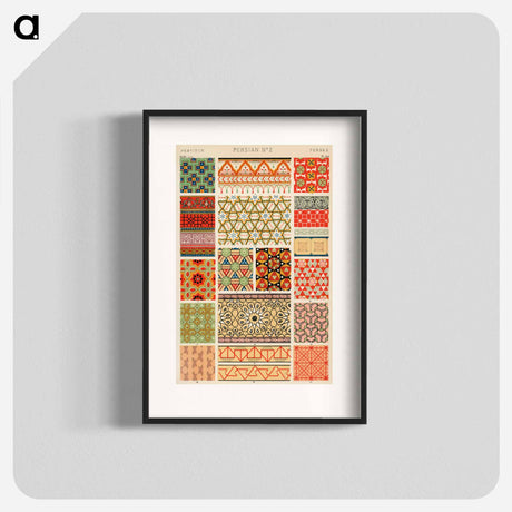 アートポスター-Nineteenth-Century Ornamental Pattern
 - 装飾の文法 Poster.