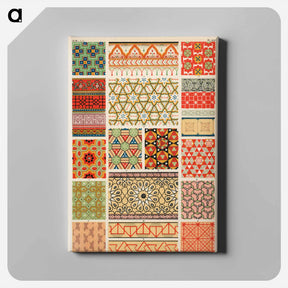 アートパネル-Nineteenth-Century Ornamental Pattern
 - 装飾の文法 Canvas.