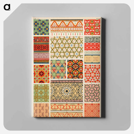 アートパネル-Nineteenth-Century Ornamental Pattern
 - 装飾の文法 Canvas.