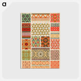 アートポストカード-Nineteenth-Century Ornamental Pattern
 - 装飾の文法 Postcard.
