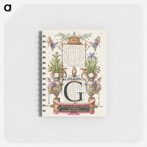アートメモ帳-Guide for Constructing the Letter G from Mira Calligraphiae Monumenta
 - 書道のお手本 Memo.
