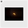 アートポストカード-Solar Eclipse
 - ムーン Postcard.