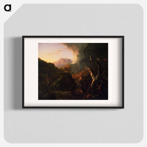 アートポスター-Landscape with Dead Tree - トーマス コール Poster.