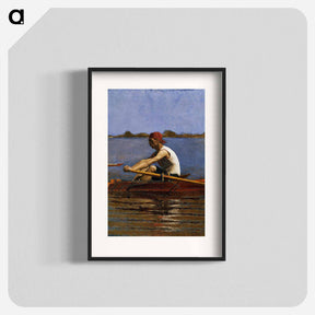 アートポスター-John Biglin in a Single Scull - トーマス エイキンズ Poster.