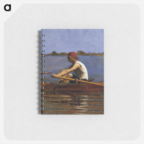 アートメモ帳-John Biglin in a Single Scull - トーマス エイキンズ Memo.