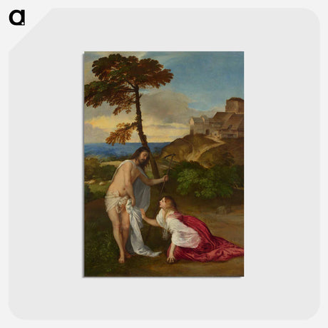 アートポストカード-Do not touch me - ティツィアーノ ヴェチェッリオ Postcard.
