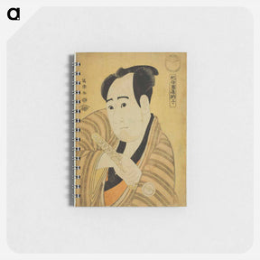 アートメモ帳-Kabuki Actor Sawamura Sōjūrō III as Kujaku Saburō Narihira - 東洲斎 写楽 Memo.
