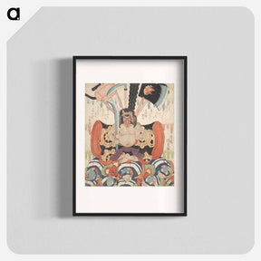 アートポスター-Danjūrō VII's Benkei as Fudō Myōō
 - 歌川 国貞 Poster.
