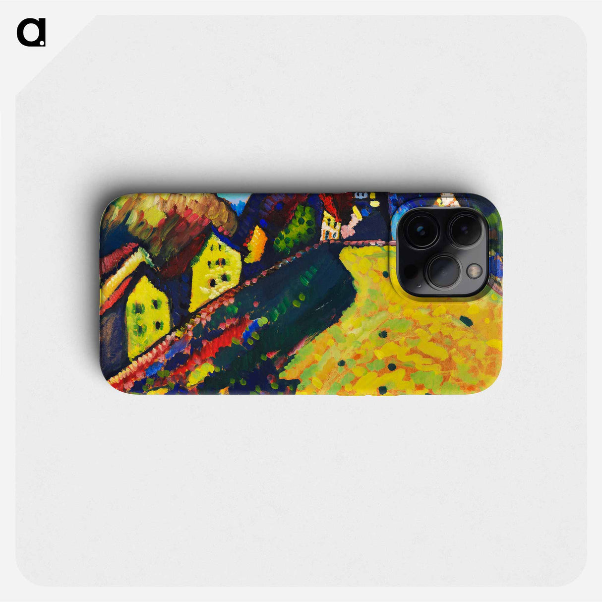 Houses at Murnau - ワシリー カンディンスキー Phone Case.